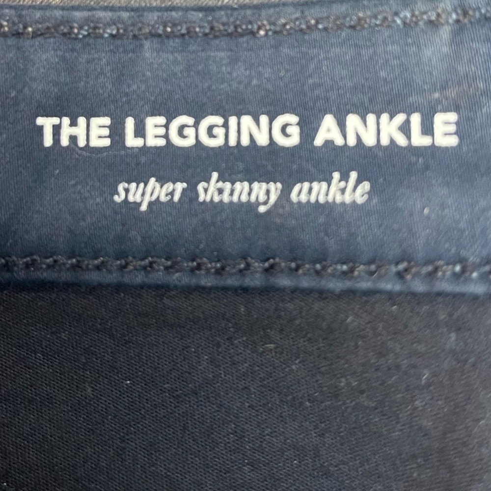 AG The Legging Ankle Super Skinny Jeggings Blue Black - Picture 9 of 15